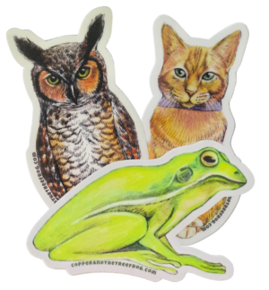 Copper and The Tree Frog Sticker Bundle
